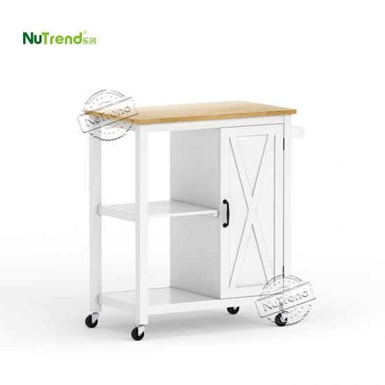wholesale White Portable Modern Kitchen Microwave Cart With Cabinet Drawer   White Portable Modern Kitchen Microwave Cart With Cabinet Drawer    Furniture Factory China	
